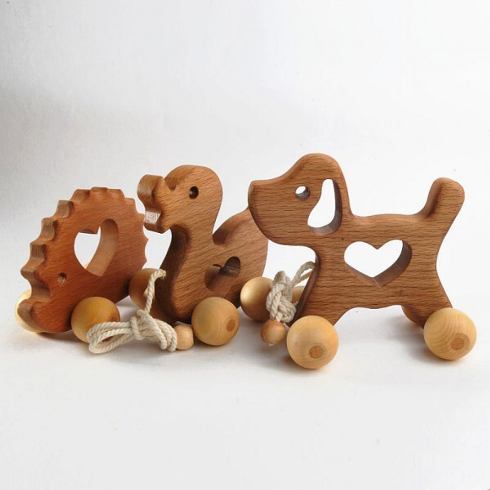 Деревянная каталка Ухти - Тухти Леснушки