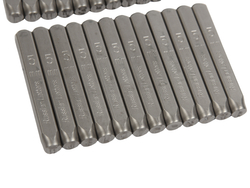 Клейма буквенные кириллица 5мм (HRC 60+-2град. DIN 1451) JTC