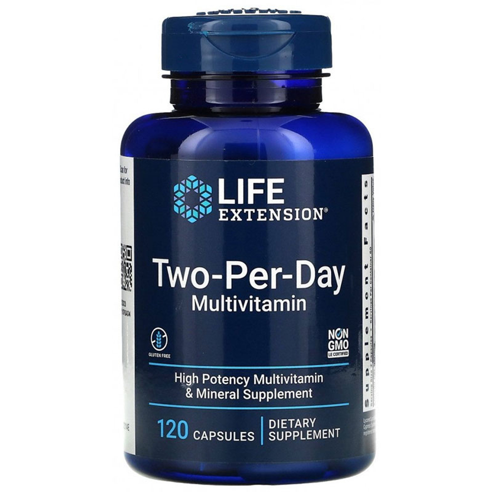 Life Extension Two-Per-Day (120 капс.)