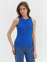 Базовый топ из эластичного хлопка