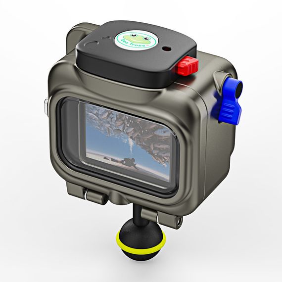 Алюминиевый подводный бокс Sea Frogs 200M для GoPro 13/12/11/10/9