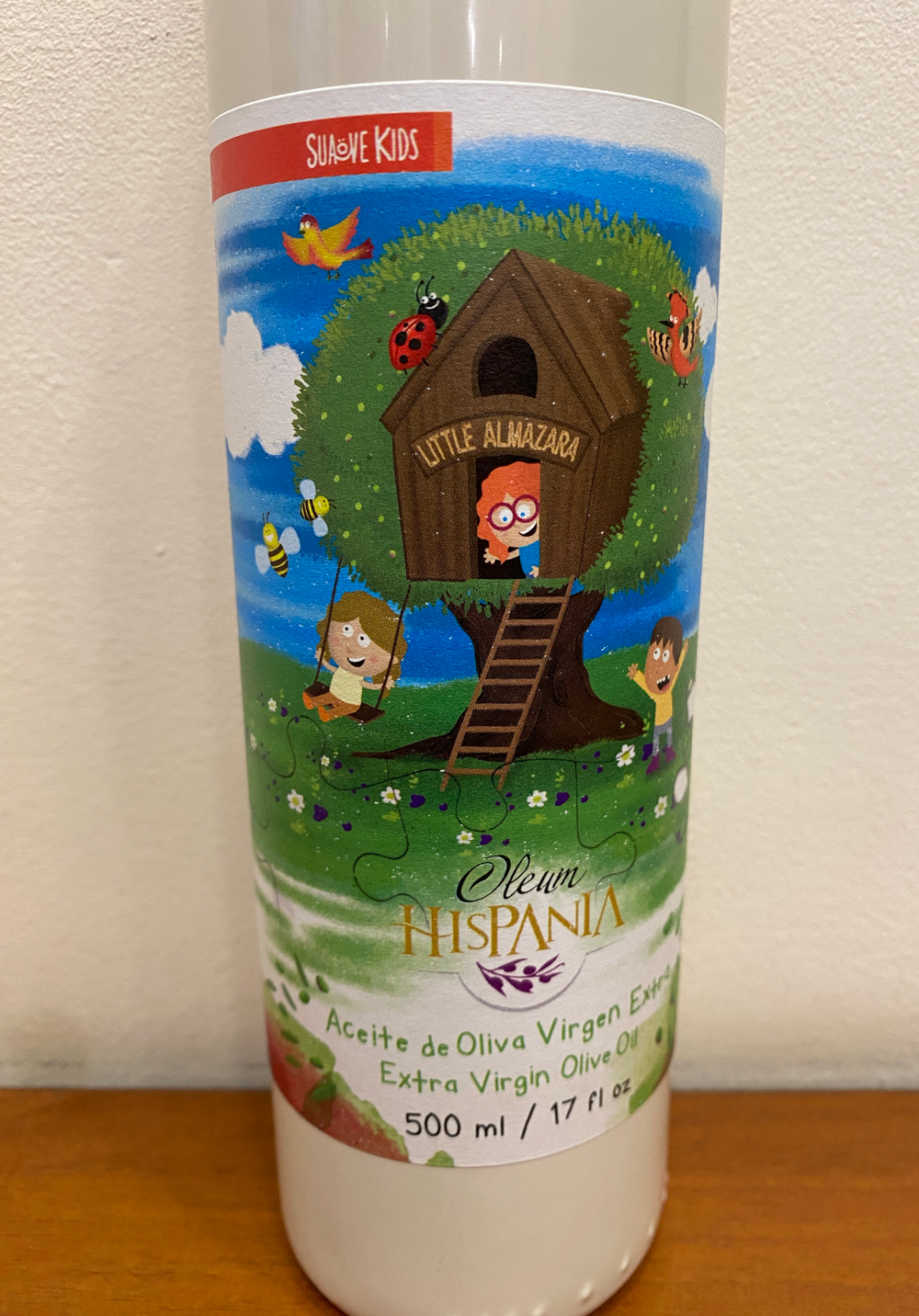 Оливковое масло ДЛЯ ДЕТЕЙ нерафинированное Hispania Little Almazara 0,5л, Испания