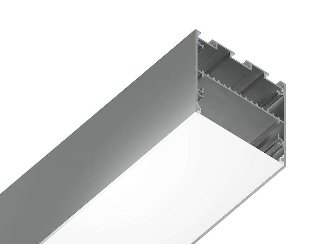 Ambrella Алюминиевый профиль накладной/подвесной "Profile System" 50*50 для светодиодной ленты до 41,4мм Profile System GP3100AL