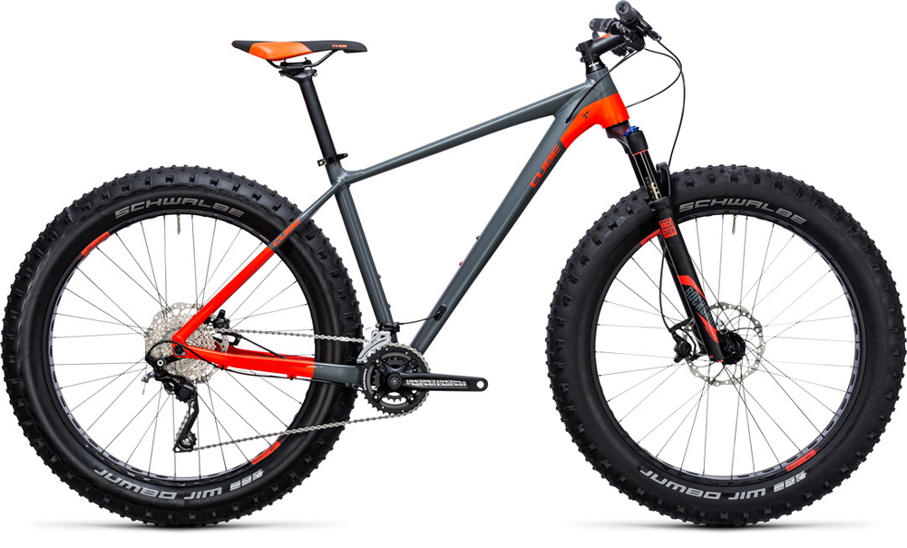 Велосипед CUBE 2018 NUTRAIL grey´n´flashred 19