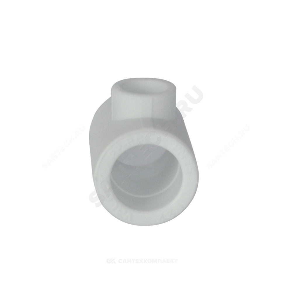 Тройник PP-R переходной белый Дн 32х20х32 внутренняя пайка VALFEX 10322032