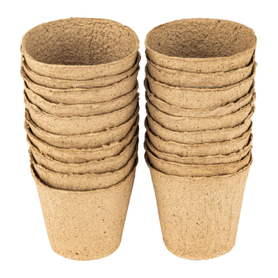 Горшочек для рассады, 110 х 100 мм, торфяной, 20 шт