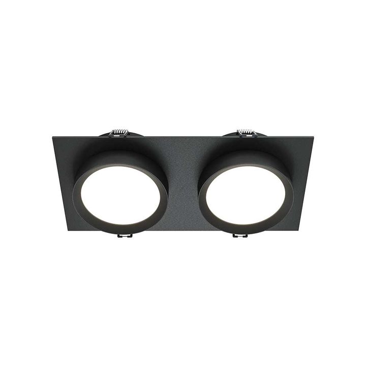 Встраиваемый светильник Maytoni Technical Hoop DL086-02-GX53-SQ-B