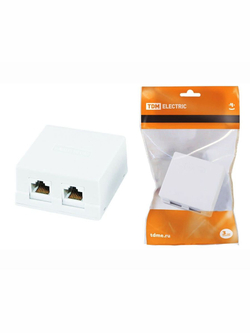 Компьютерная розетка 2xRJ-45 TDM