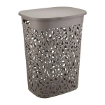 Корзина для белья ФЛОРА 55л французcкий серый