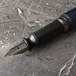 Ручка перьевая Sailor Tuzu Forge Metallic Blue Steel Nib B (10-0473-640) 5