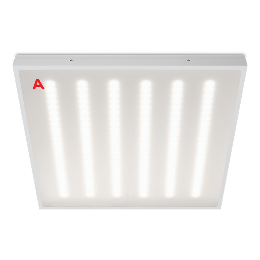 Светильник ЧИСТЫЙ ОФИС GL ДВО03-055 с БАП EM3 54Вт 4000К IP54 Матовый 6480лм 595х595х48мм WOLTA PRO