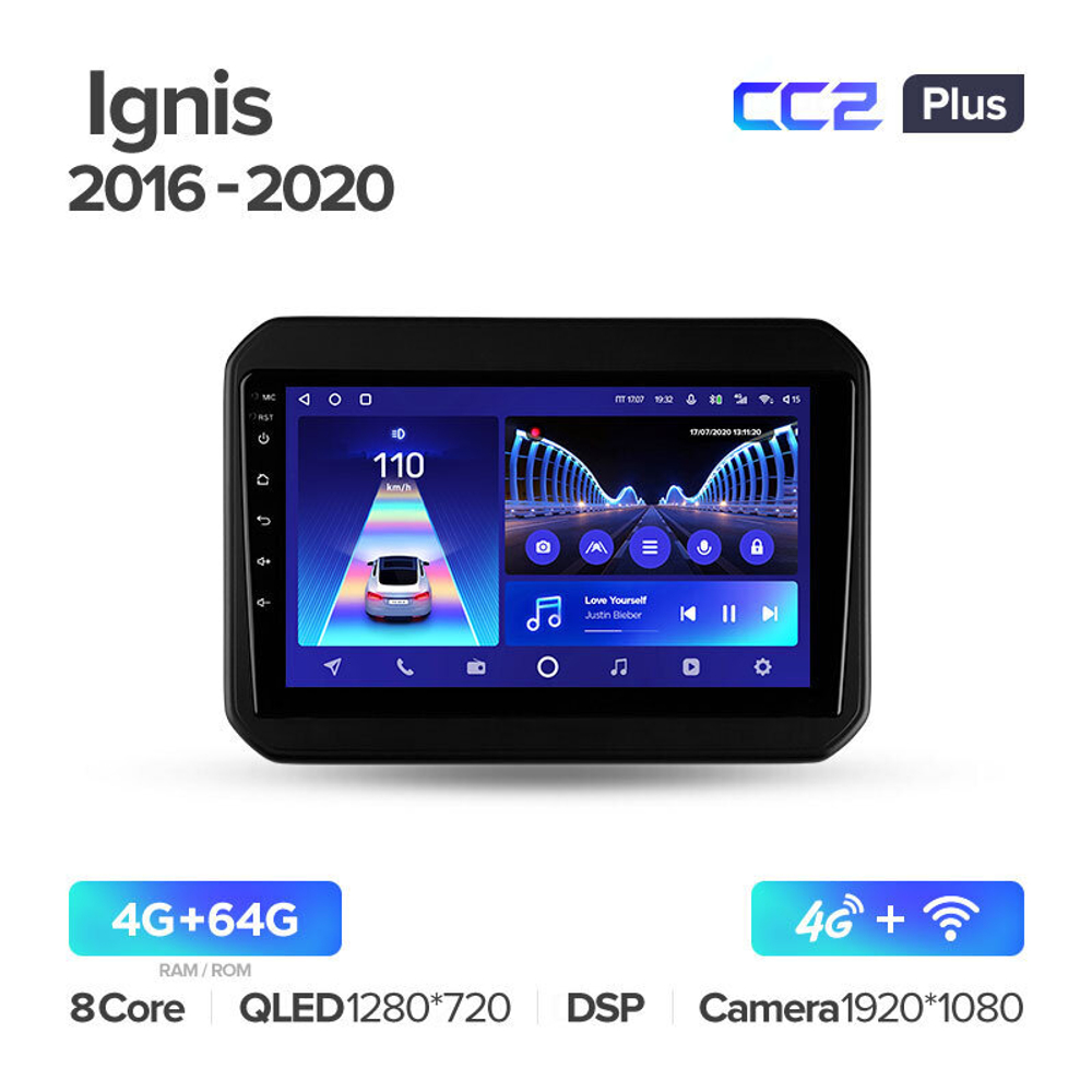 Teyes CC2 Plus 9" для Suzuki Ignis 2016-2020