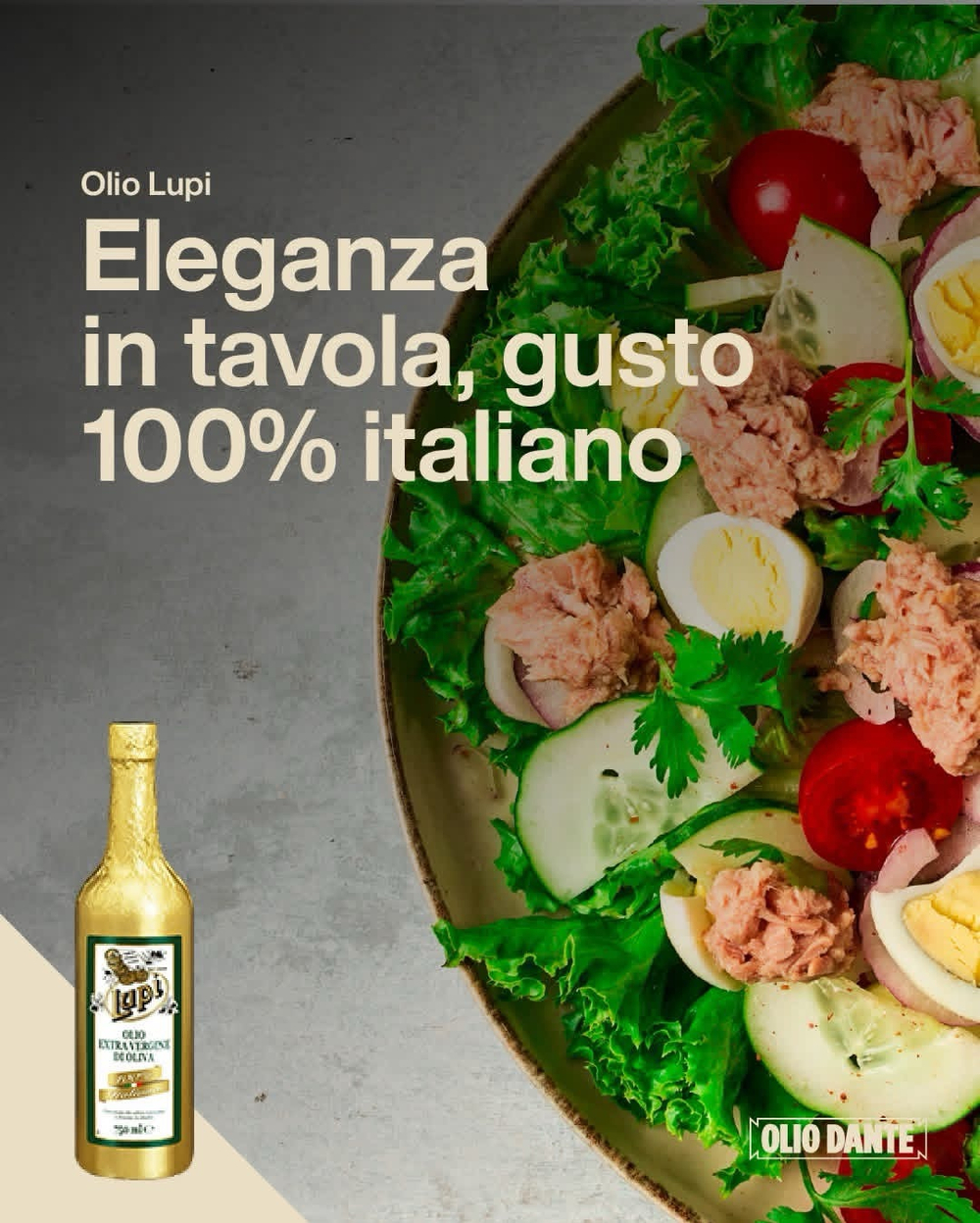 Оливковое масло Lupi 100% Italiano Extra Virgin от Dante, 750 мл, Италия