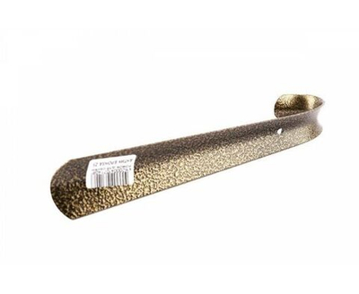 Ложка для обуви металлическая, Рожок для обуви железный 20см. Цвет: Бронза/ Товары для дома