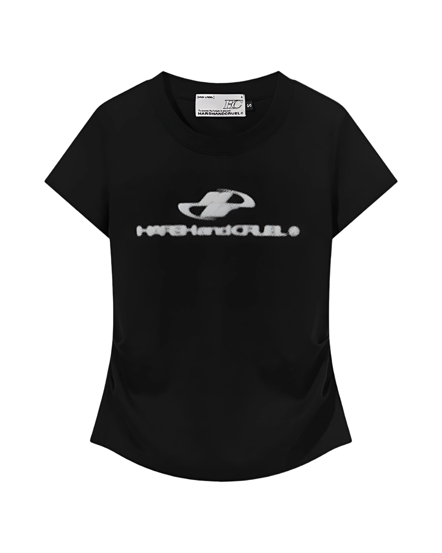 Женская футболка HARSHandCRUEL WMNS "Foam Logo" Crop Tee