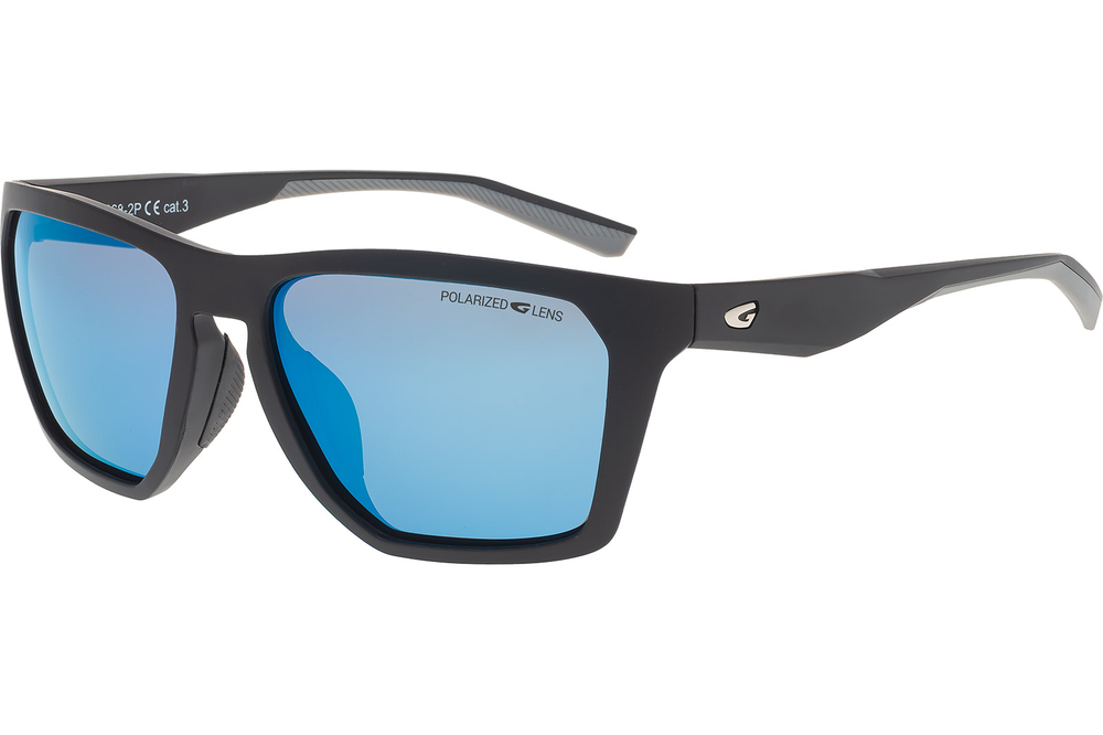 Спортивные очки GOG Altiplano / Matt Black/Grey / Polarized Reflex White-Blue