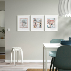IKEA BILD  (ИКЕА БИЛД)  -  Плакат, иллюстрация, Испания, 40x50 см