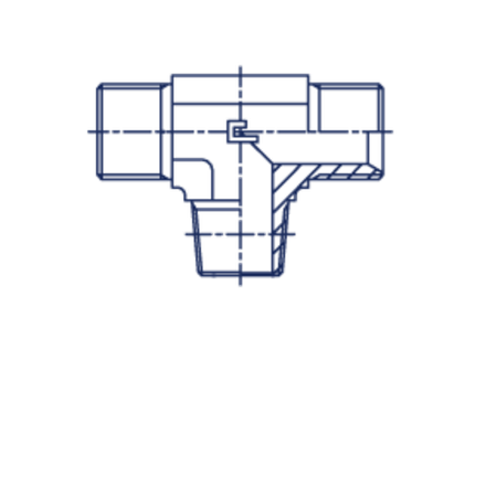 Штуцер FTC BSP 3/8 - BSPT 3/8