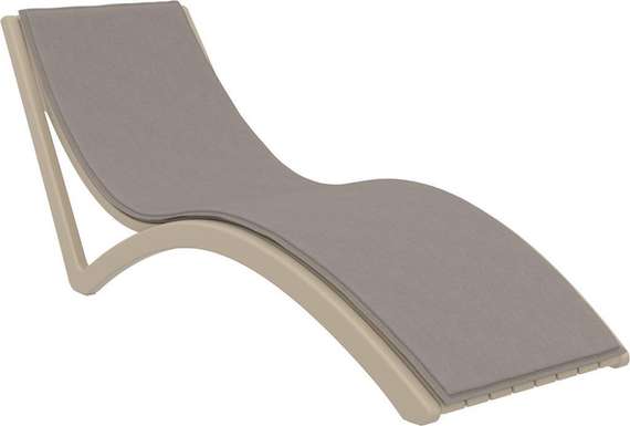 Матрас для шезлонга Slim коричневый