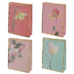 GAEM Пакет подарочный (бумага 210г/м2, блок микс 12шт), L31 W12 H42 см, 4в.