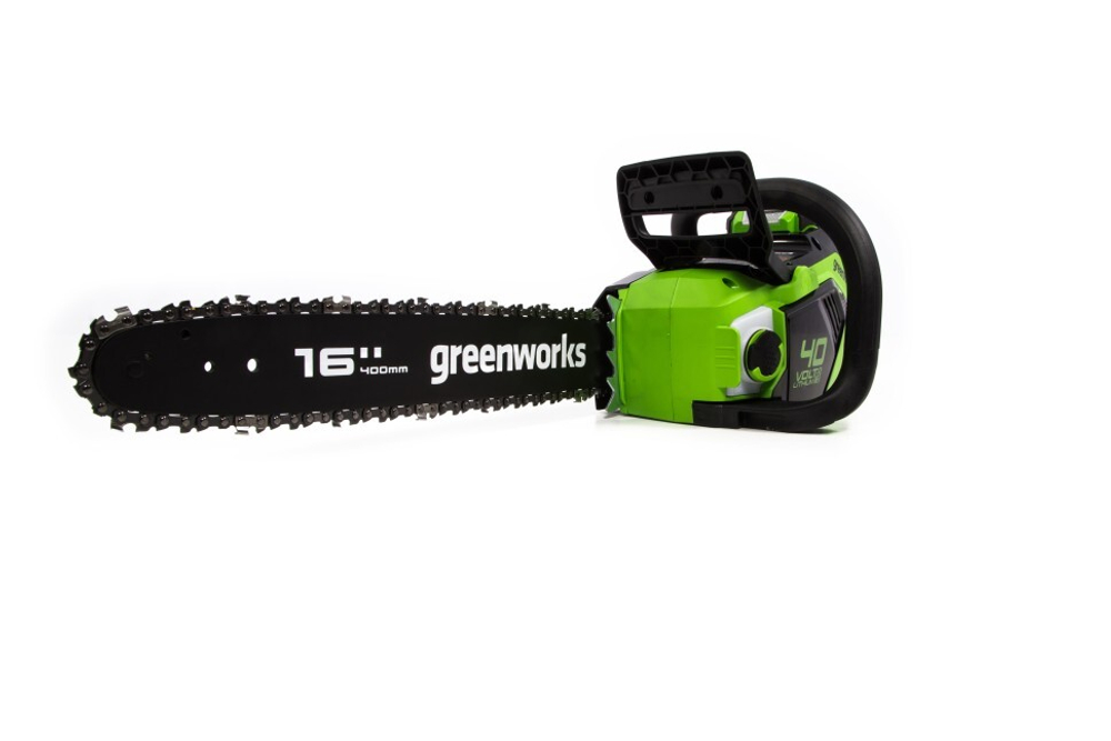 Пила аккумуляторная 40V Greenworks GD40CS18K4 б/щ 40см 1хАКБ 4Ач и ЗУ