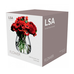 Ваза округлая низкая Flower 17 см LSA International