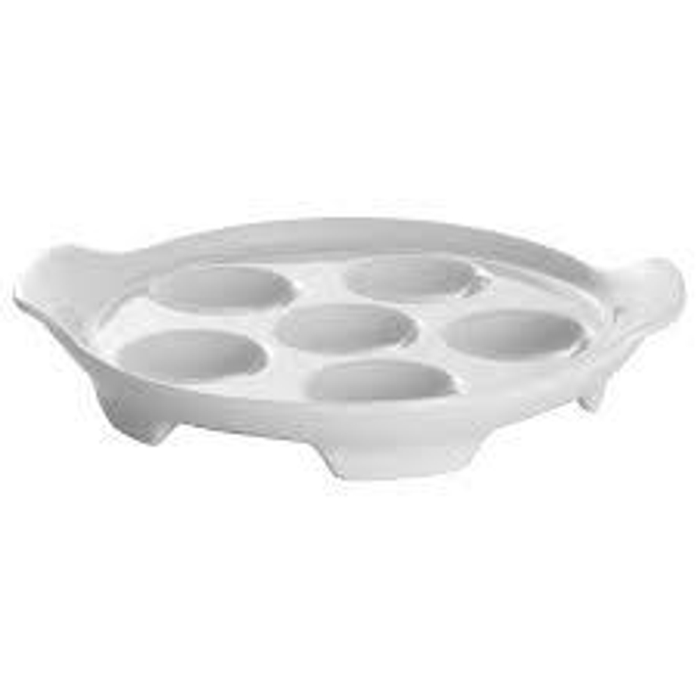 Блюдо для улиток 6 ячеек, d 16, Ovenware