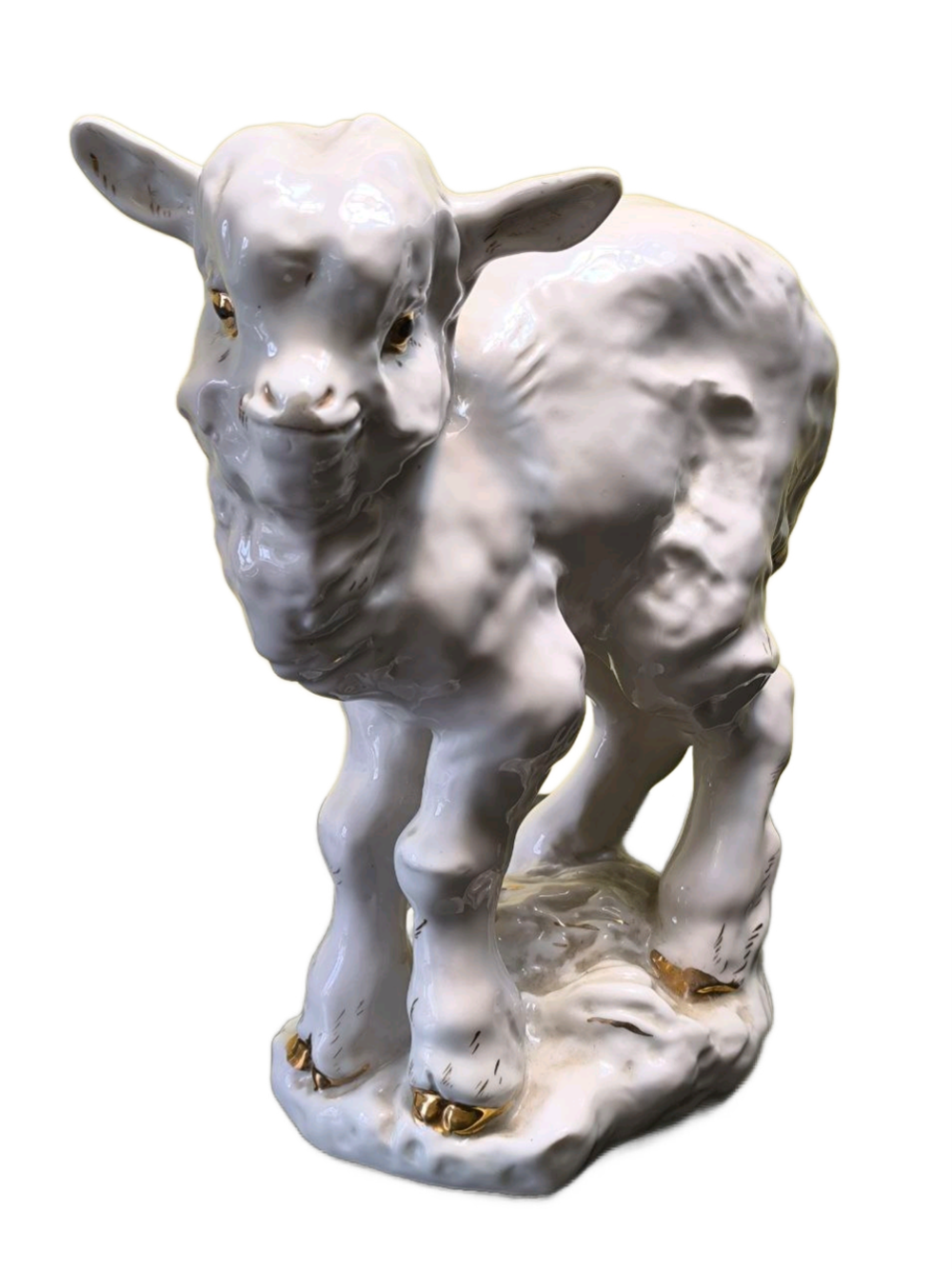 Фарфоровая Статуэтка «Козлёнок Васенька» ЛФЗ, 1950-1970 гг.