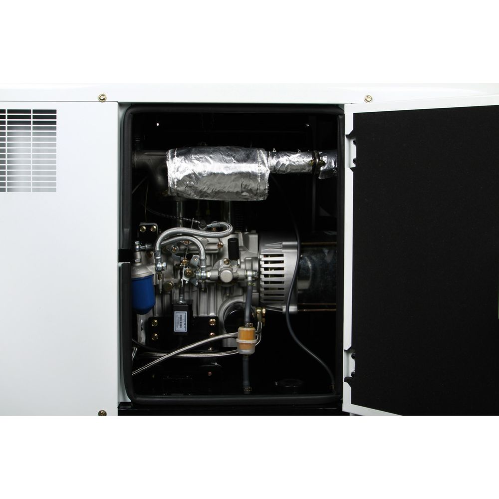 Дизельный генератор Hyundai DHY 12000SE-3 - [ДГУ 10 кВт / 380V] эл. старт, трехфазный