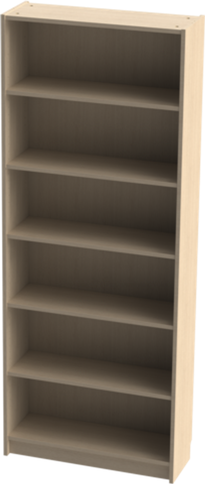 Стеллаж VÅRMA 78х198х28 (шпон дуб белёный)