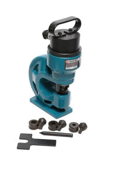 Дырокол гидравлический 31т (?11.1, 14.3, 17.5, 20.6мм,сталь нерж.-6мм, медь/алюм.-10мм), в кейсе Forsage F-M60