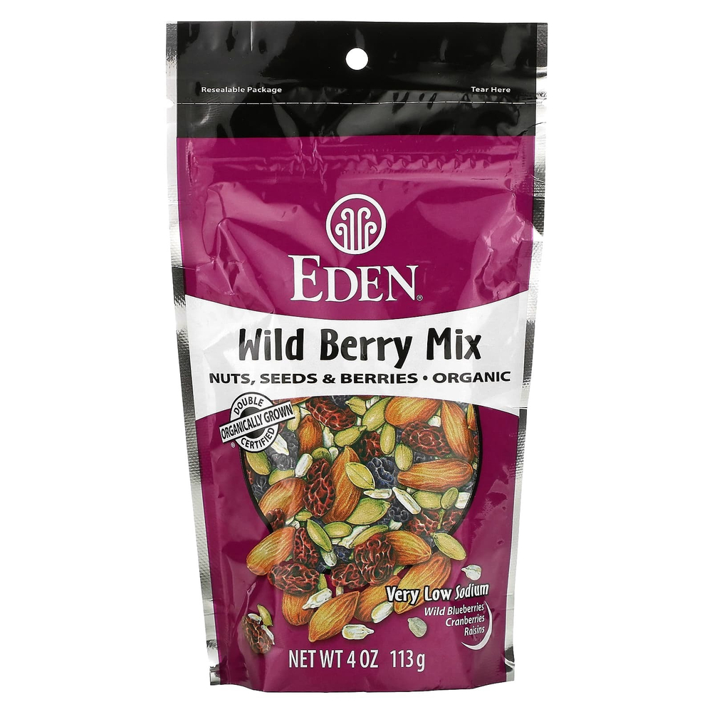 Eden Foods, смесь лесных ягод, орехи, семена и ягоды, 113 г (4 унции)