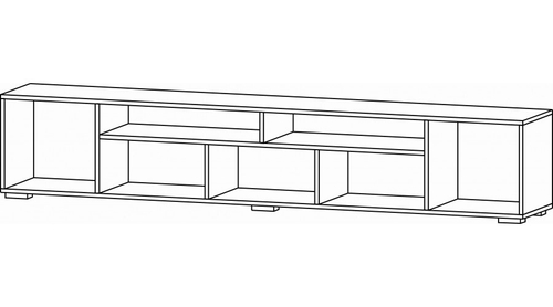 Даллас Тумба ТВ-04 Цемент светлый