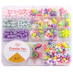 Набор для создания украшений-бусины Alingar, 170х165х18мм, "Queen", 10 вид.бус., подвес., ножницы, 1х7м леска, 1х2м нить, пластик.пенал с европод.