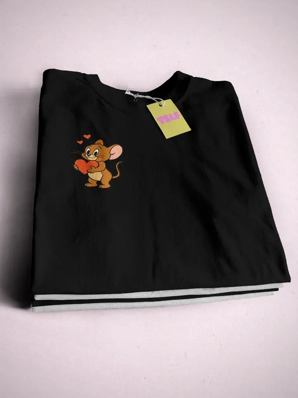 Парные футболки для влюбленных с принтом том и джерри