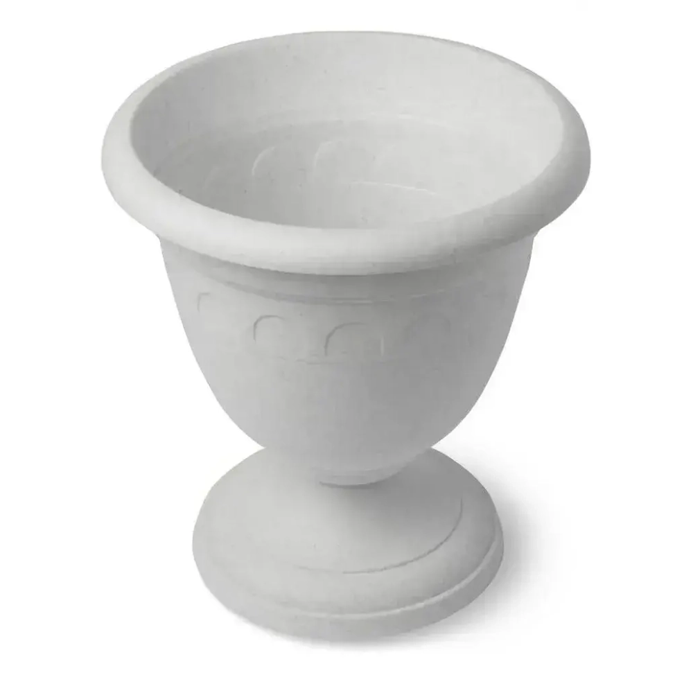 Вазон высокий Колывань 1.7л д18см мрамор С133М