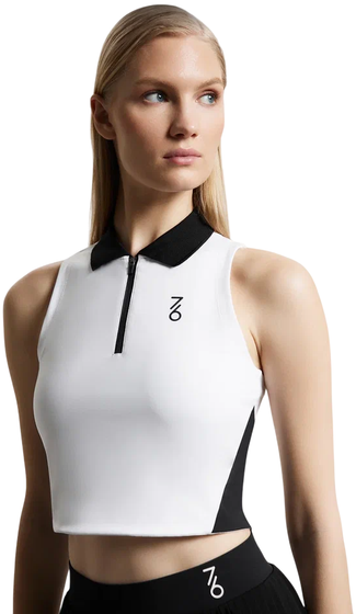 Поло женское 7/6 Kris Top - White, арт. KT76-100