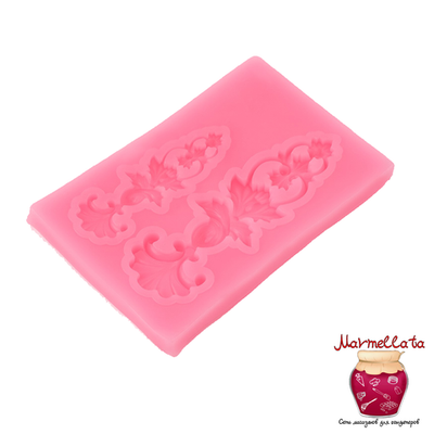 Молд силиконовый "Цветочный узор", 7,7*5 см