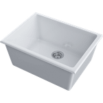 Мойка Omoikiri Okinoshima 61-U/I-WH Glossy Natceramic/белый глянцевый