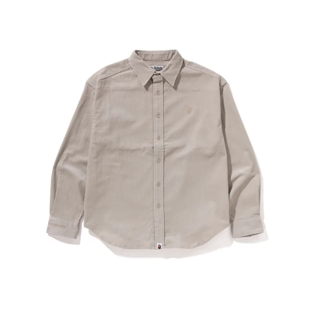 A Bathing Ape One Point Corduroy L S Shirt