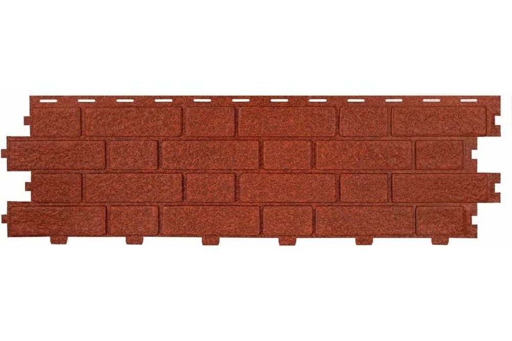 Сайдинг виниловый Tecos Brickwork Бисмарк Акрил 1140х350 мм