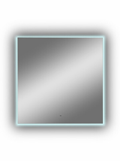 Зеркало "Trezhe Led" 1000х1000 с бесконтактным сенсором, холодная подсветка
