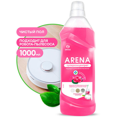Средство моющее для пола Grass Arena Цветущий лотос с полирующим эффектом 1л