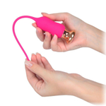 Розовый тонкий стимулятор Nipple Vibrator - 23 см. (Цвет: розовый)