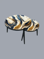 Журнальные столики Синее Золото