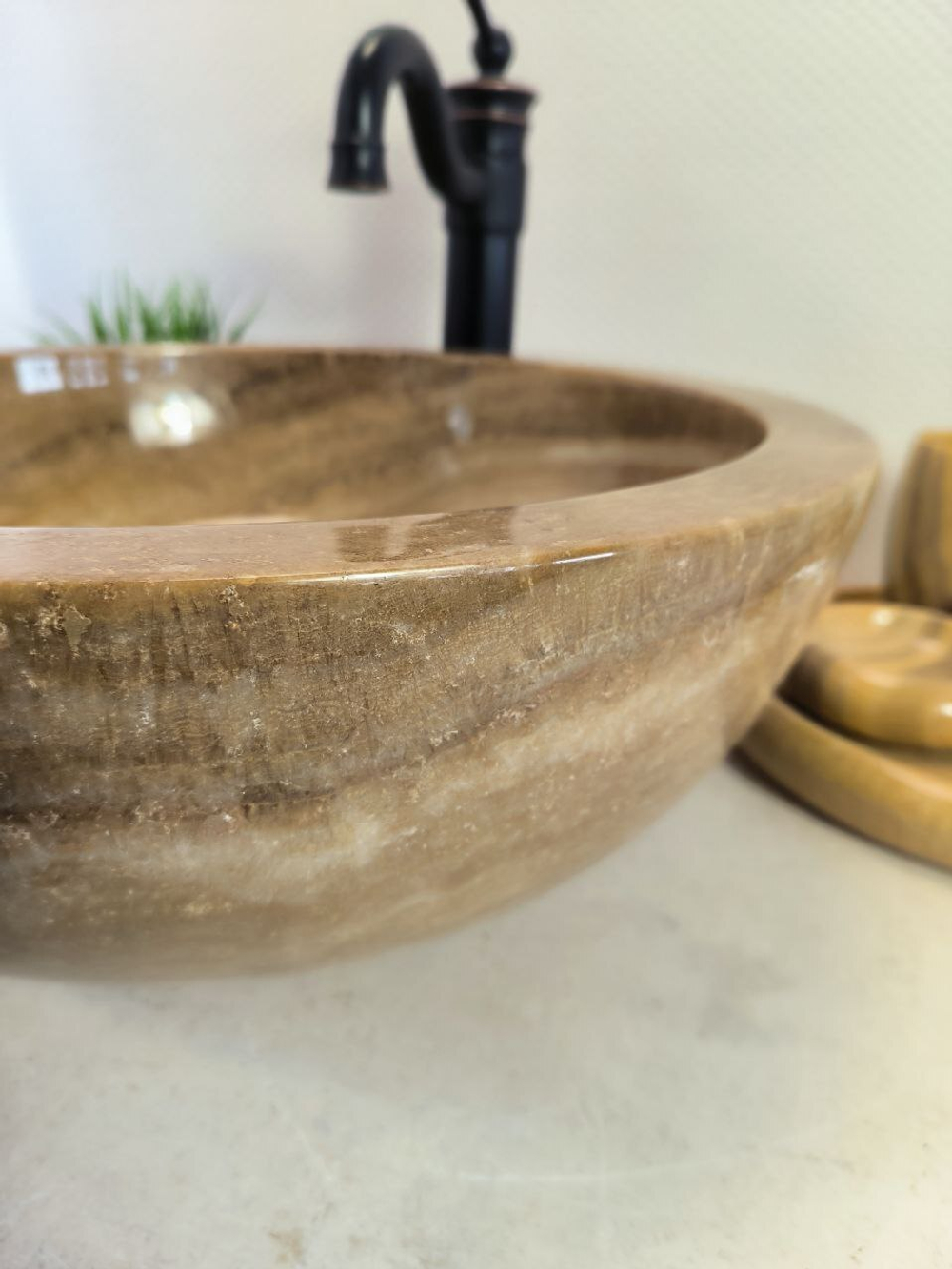 Раковина из оникса Bowl Sunset BO-65634 (45*45*17) из натурального камня