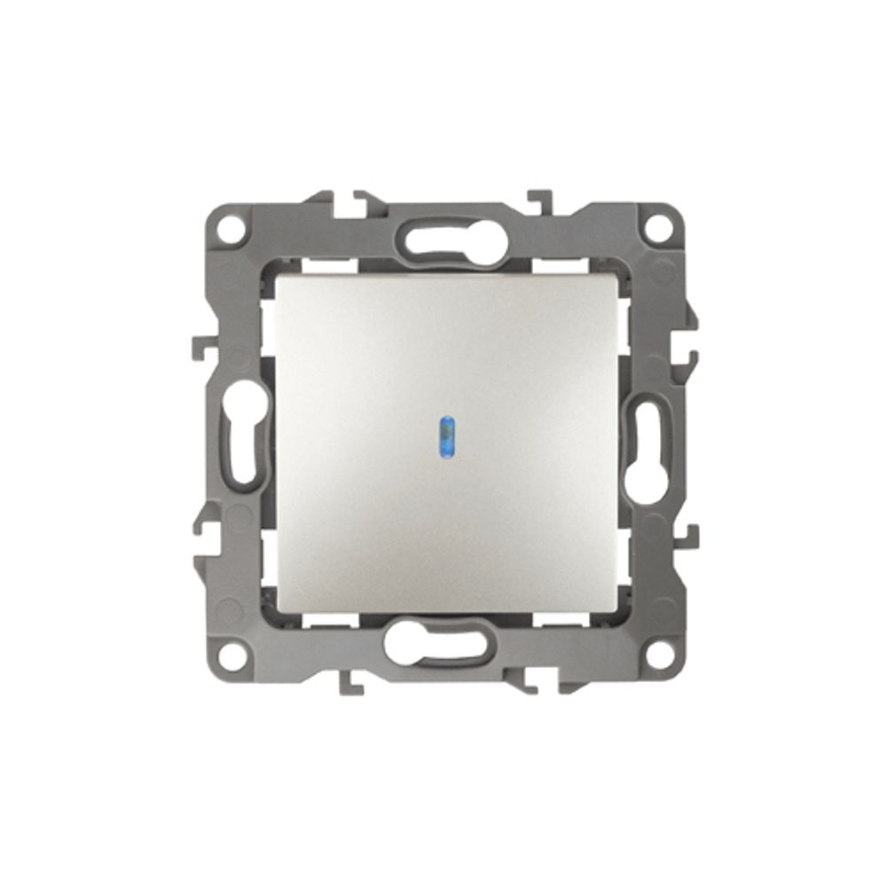 12-1102-15 ЭРА Выключатель с подсветкой, 10АХ-250В, IP20, Эра12, перламутр | Эра 12 Перламутр