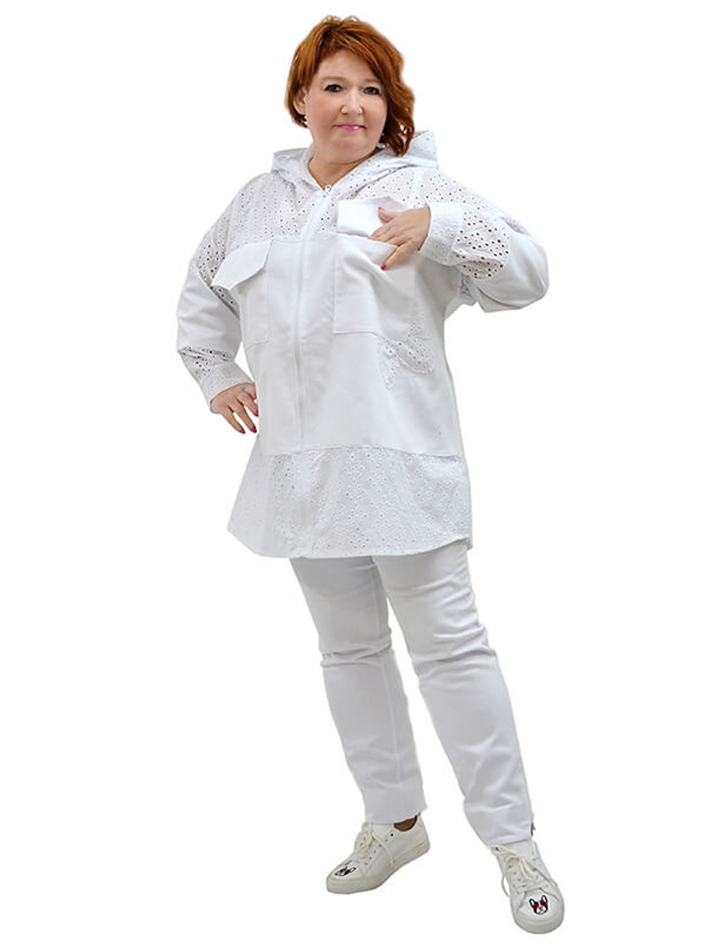 Ветровка-пыльник комбинированная Чайка