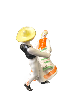 Фарфоровая статуэтка "Мексиканский танец" (Дулево)