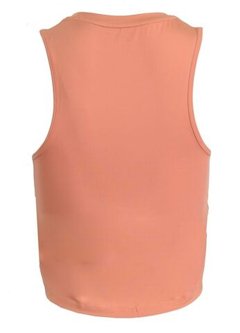 Женский топ теннисный Nike One Classic Dri-Fit Cropped Tank - apricot agate/white